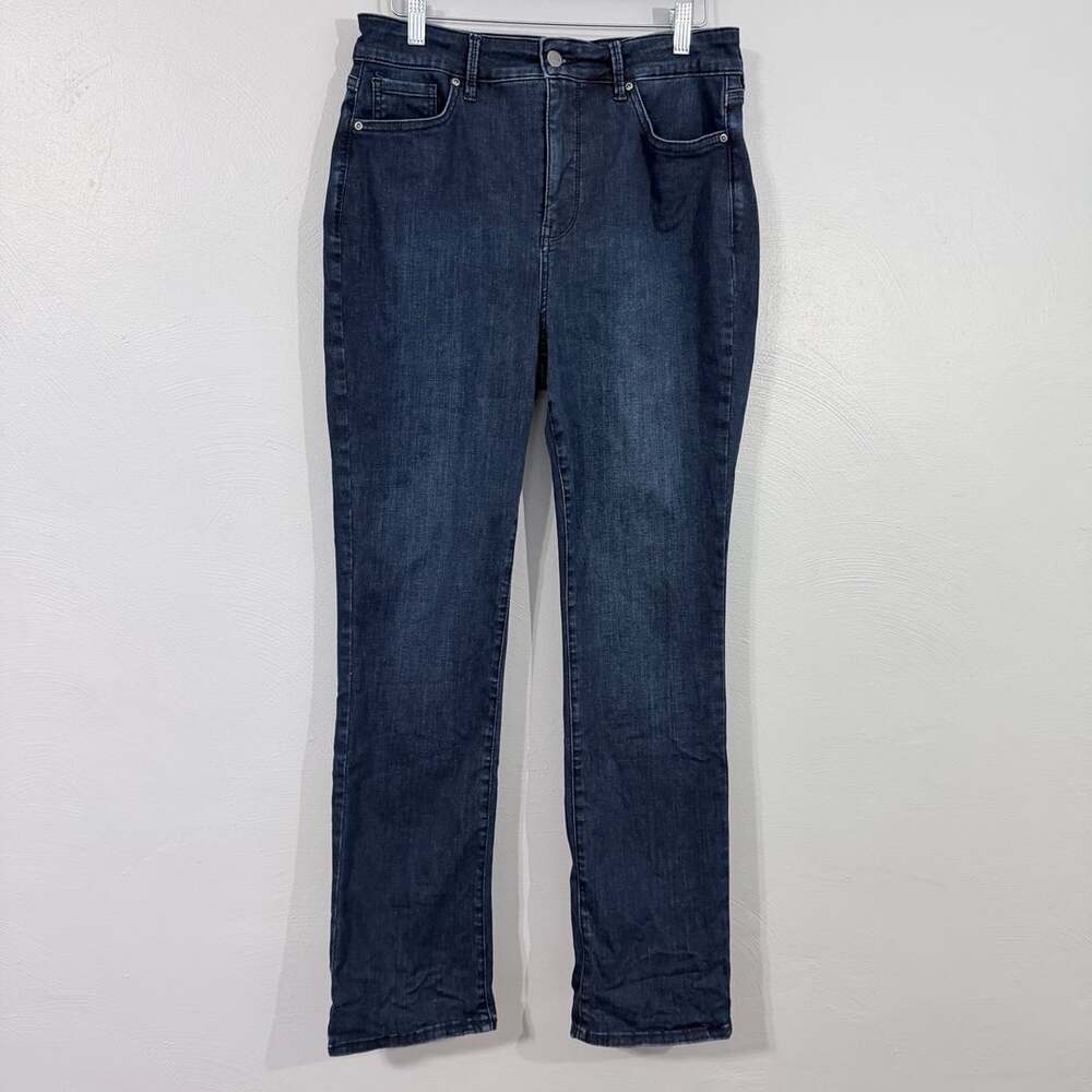 NYDJ Curves 360 Jeans Size 10 Dark Wash Denim
